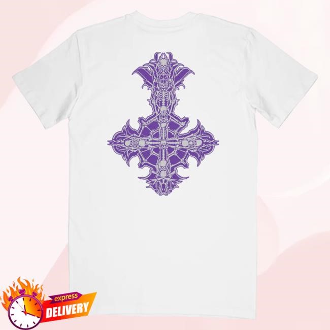 Official Ghost Band Rock Backstreet Merch Store Shop Chrome Purple Skeletá Hot Shirt
