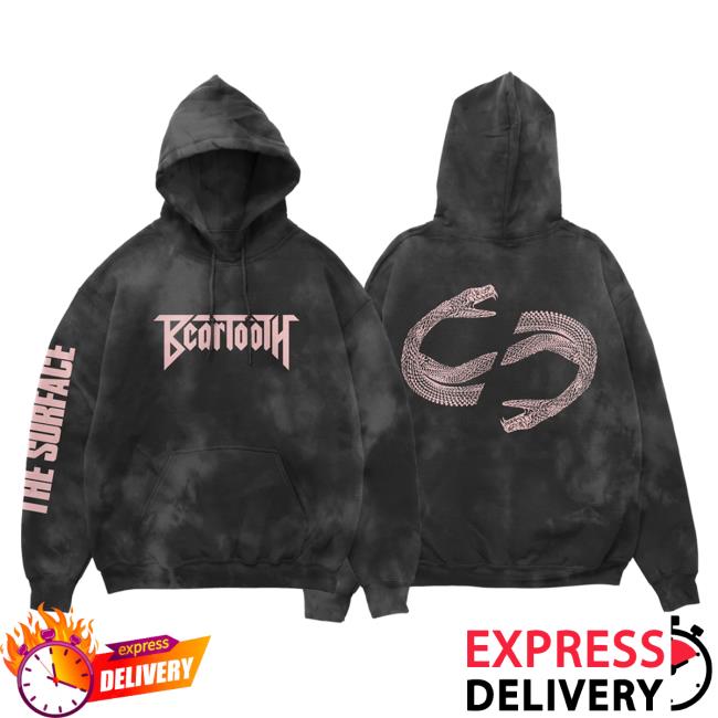 Official Beartooth Band Clothing Beartooth Clothing Beartooth The Snake Dye Pull Over Hoodie Beartoothband