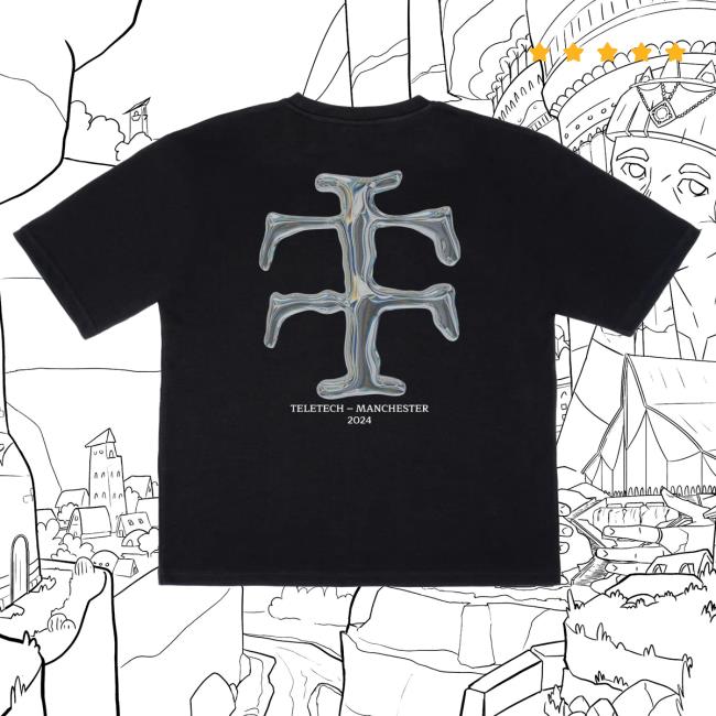 Teletech Merch Store Drippy Chrome New Shirt Teletech Clothing Shop Official Apparel
