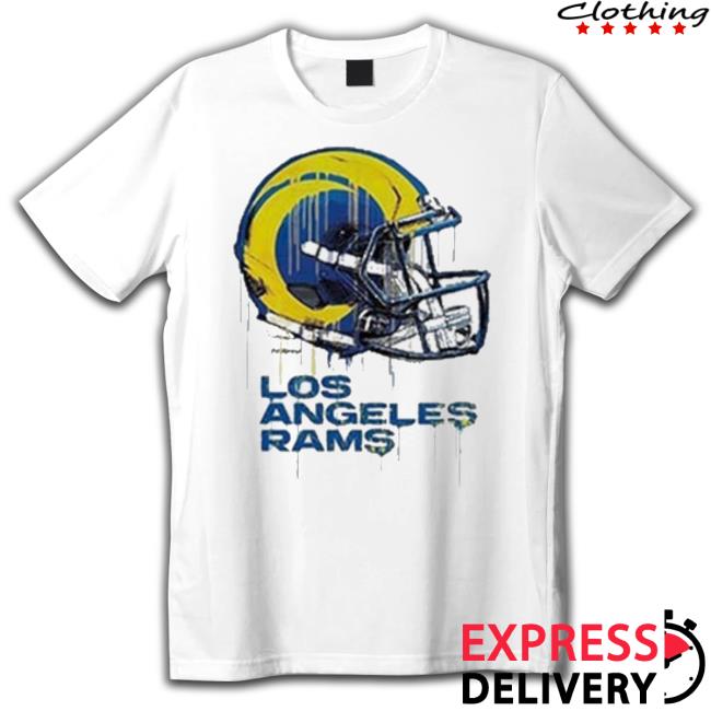 Los Angeles Rams Helmet Poster T- shirt