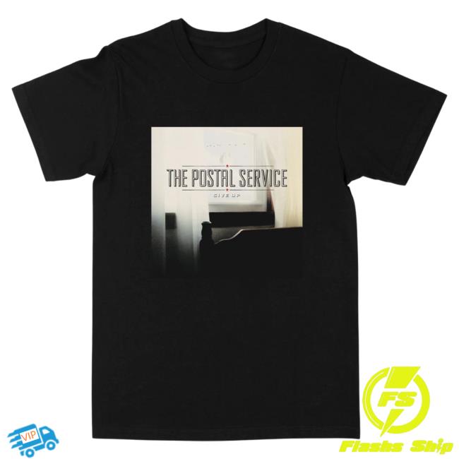 Official The Postal Service Merch Logo Give Up Album Cover Tee Thepostalservice Store Shop