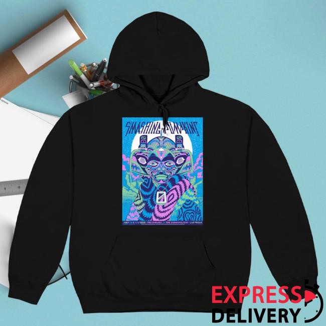Official Shing Pumpkins Shop Merch Las Vegas Event Pullover Hoodie