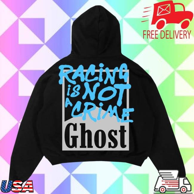 Official Ghost Racing Apparel Ghost Racing Blue Not A Crime Zip Up - Hoody - Black