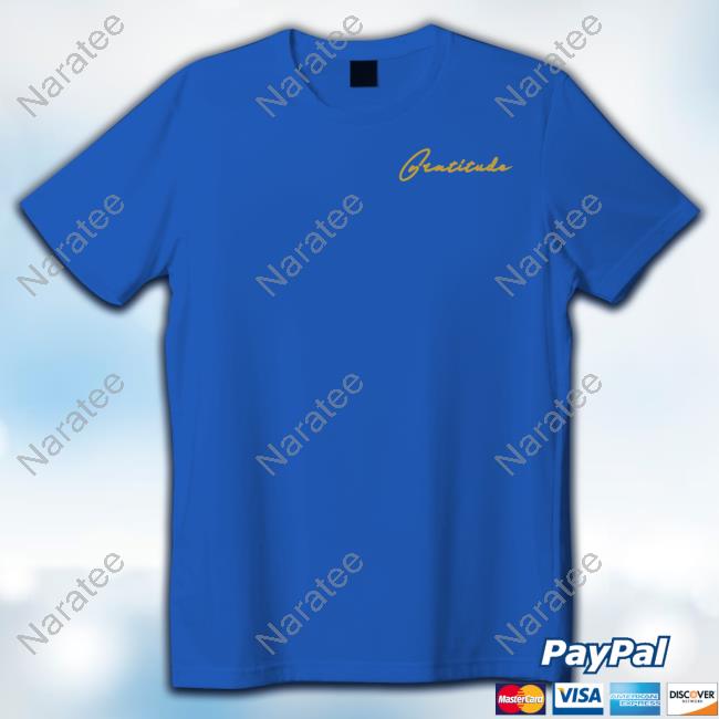 Official Brandon Lake Merch Gratitude Lyric T-Shirt