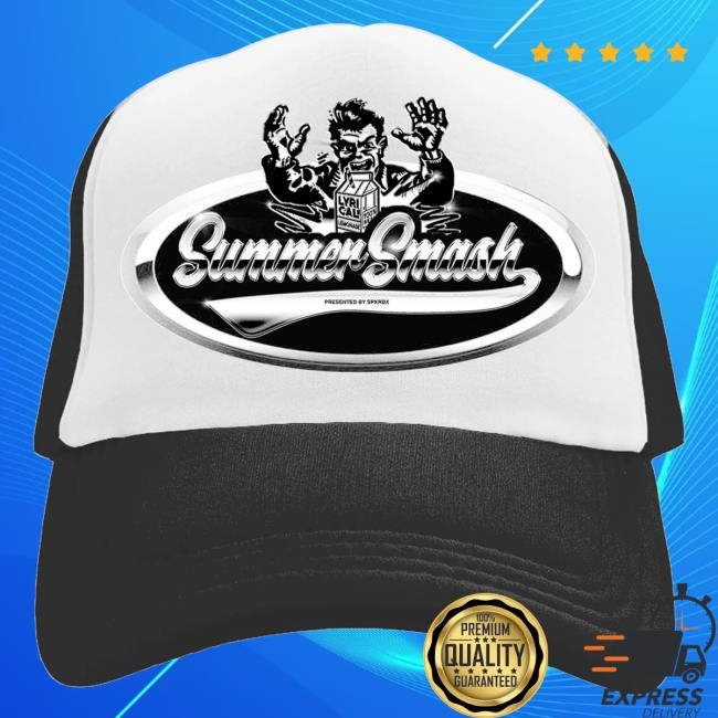 Official The Summer Smash Chrome Trucker Cap Yellow